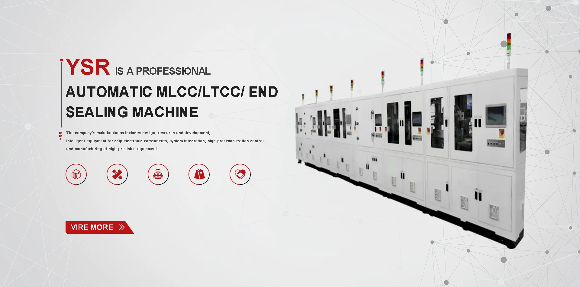 Máquina automática de sellado MLCC/ LTCC/ End